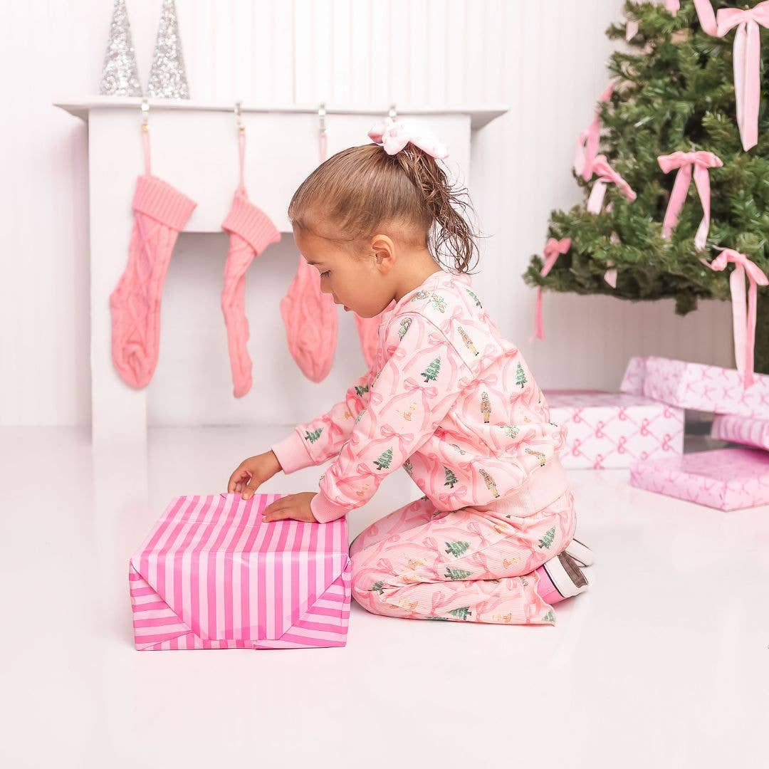 Nutcracker Trellis Christmas Flare Legging - Kids Clothing