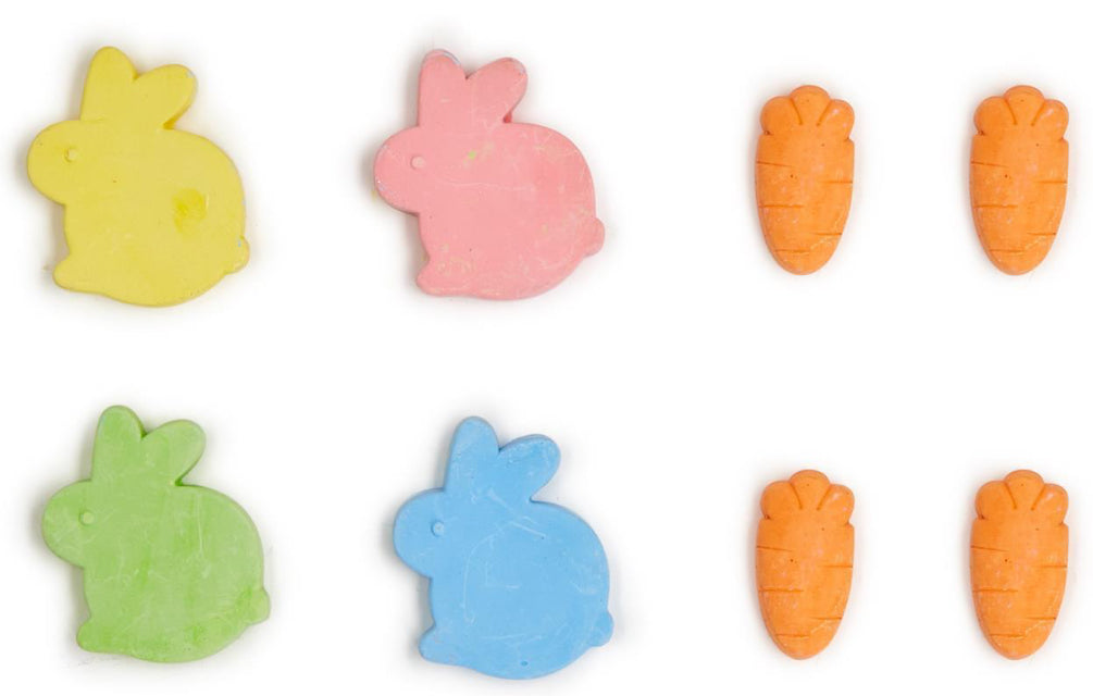 Bunny and Carrot 8 Piece Chalk Set