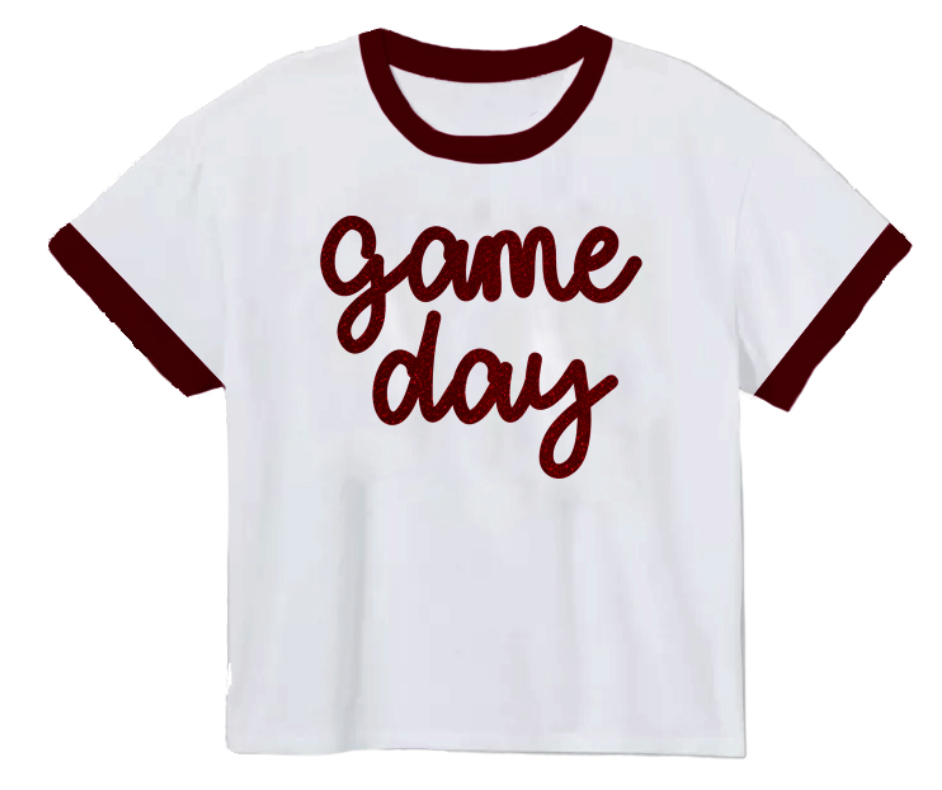 Tinsel Game Day Boxy T'