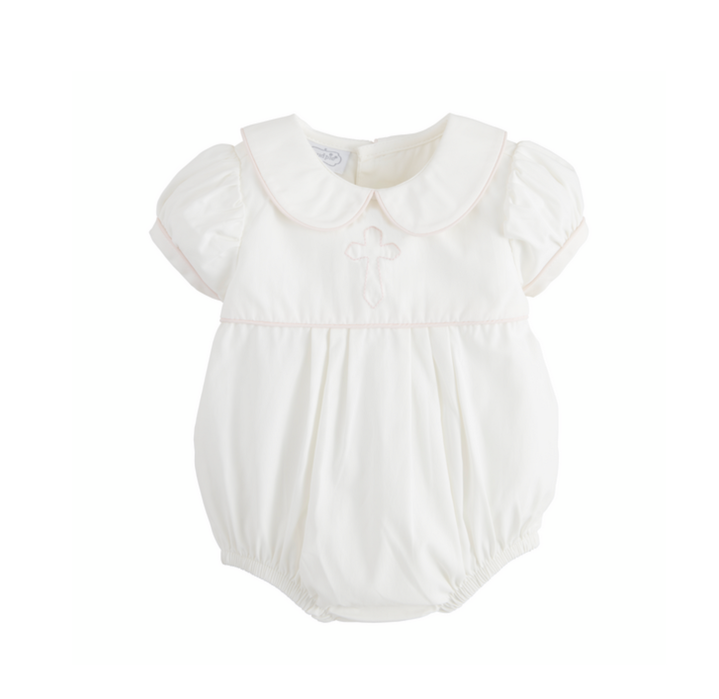 Pink Cross Poplin Bubble