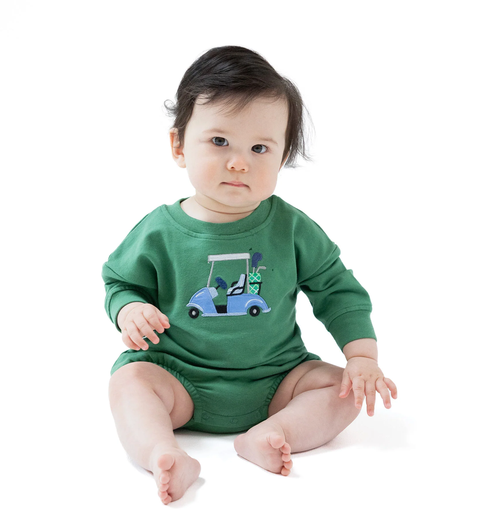 Green Golf Sweatshirt Bubble