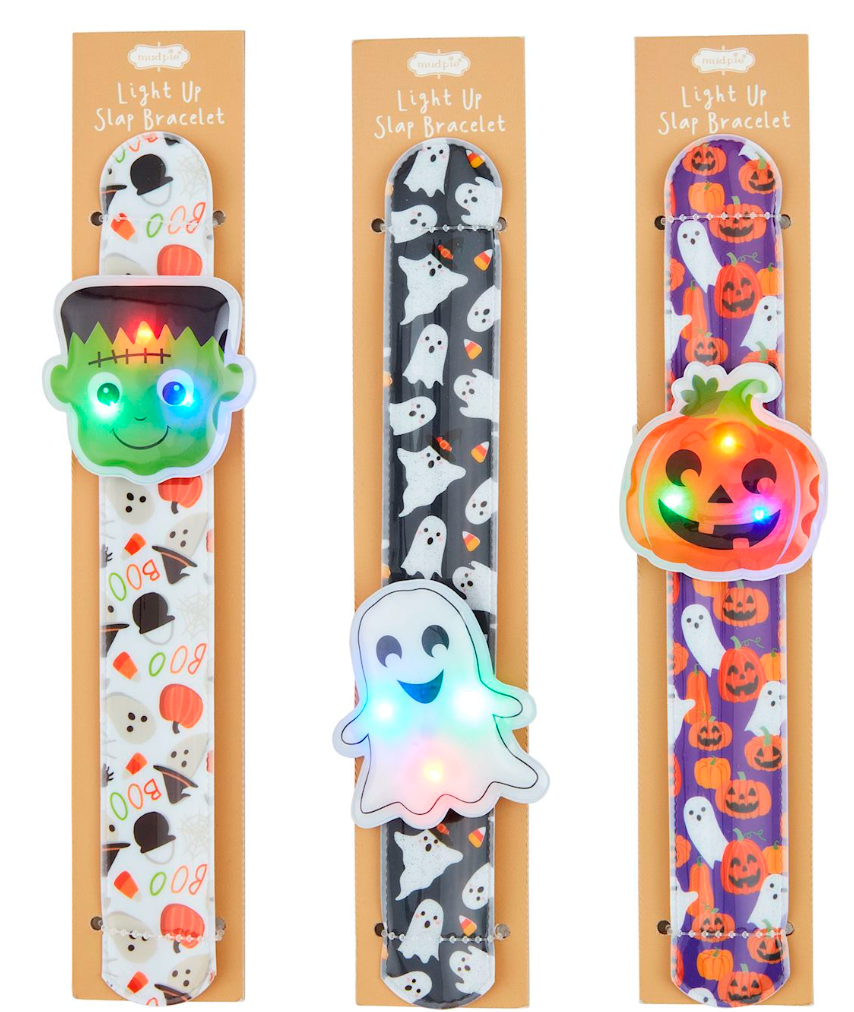 Halloween Light Up Slap Bracelets
