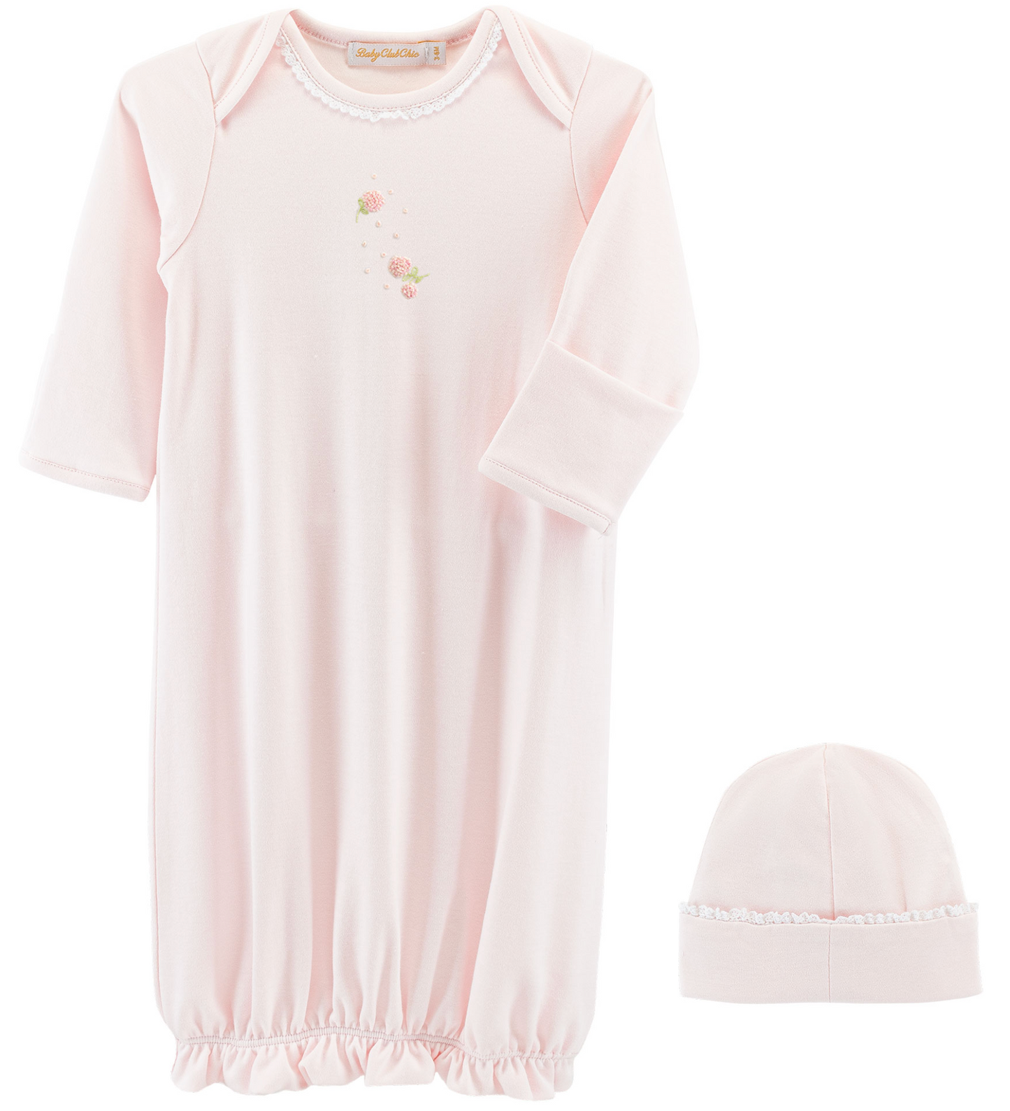 Spring Flowers Gown with Hat