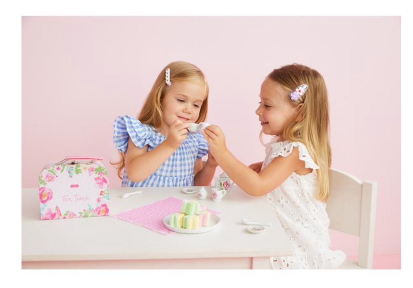 Pink Ceramic Tea Set
