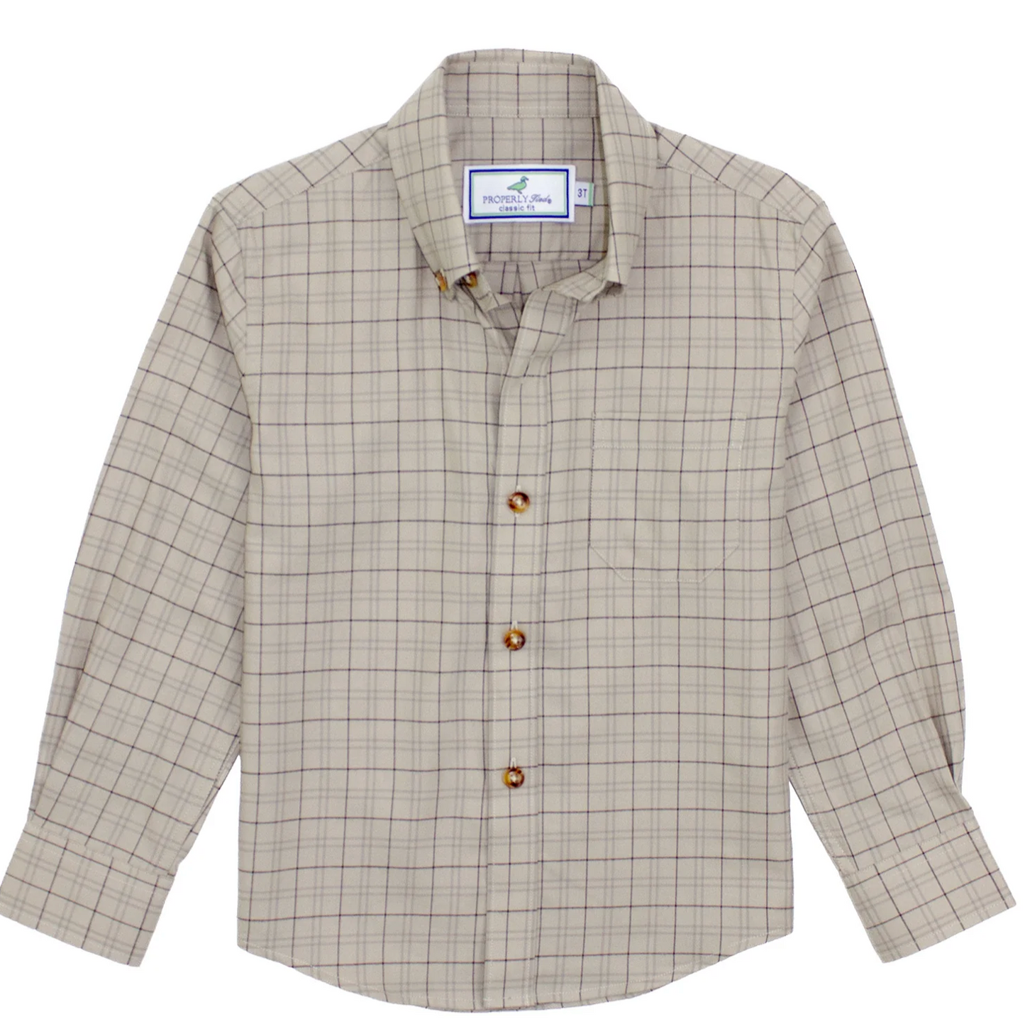 Boy's Woodland Sportshirt - Wheat Field