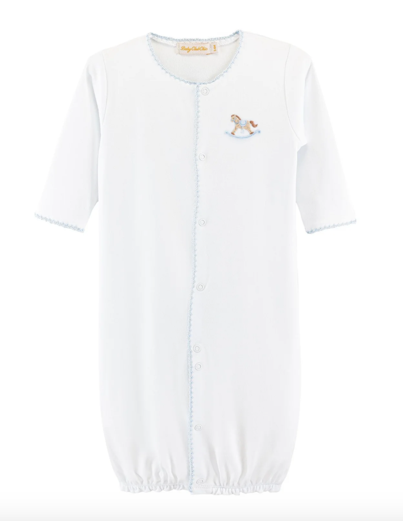 Blue Rocking Horse Converter Gown