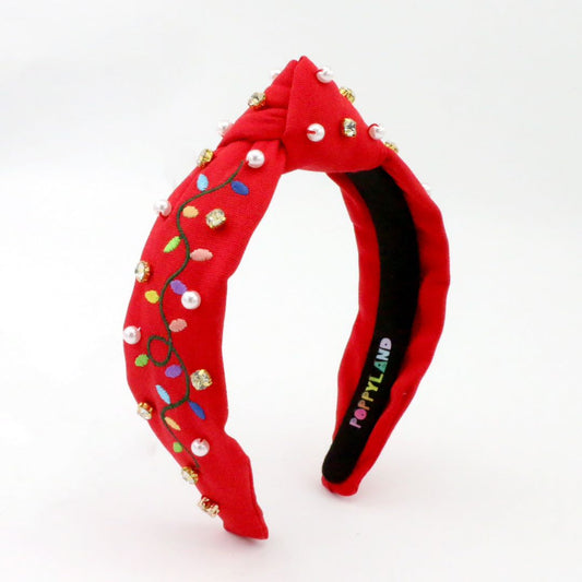 Christmas Lights Headband by Poppyland Accessories