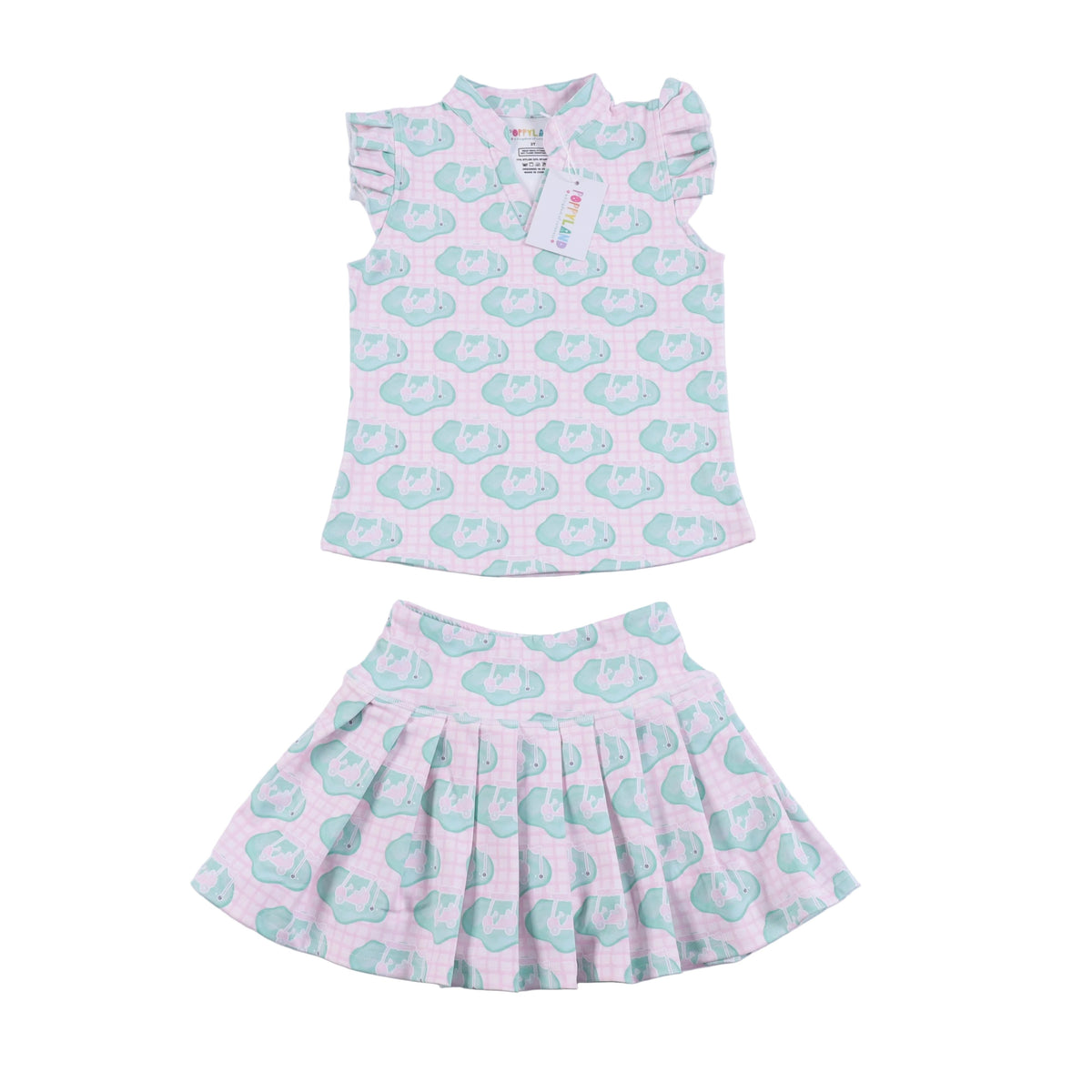 Carmel Set by Poppyland in Putting Party Girls Athleisure