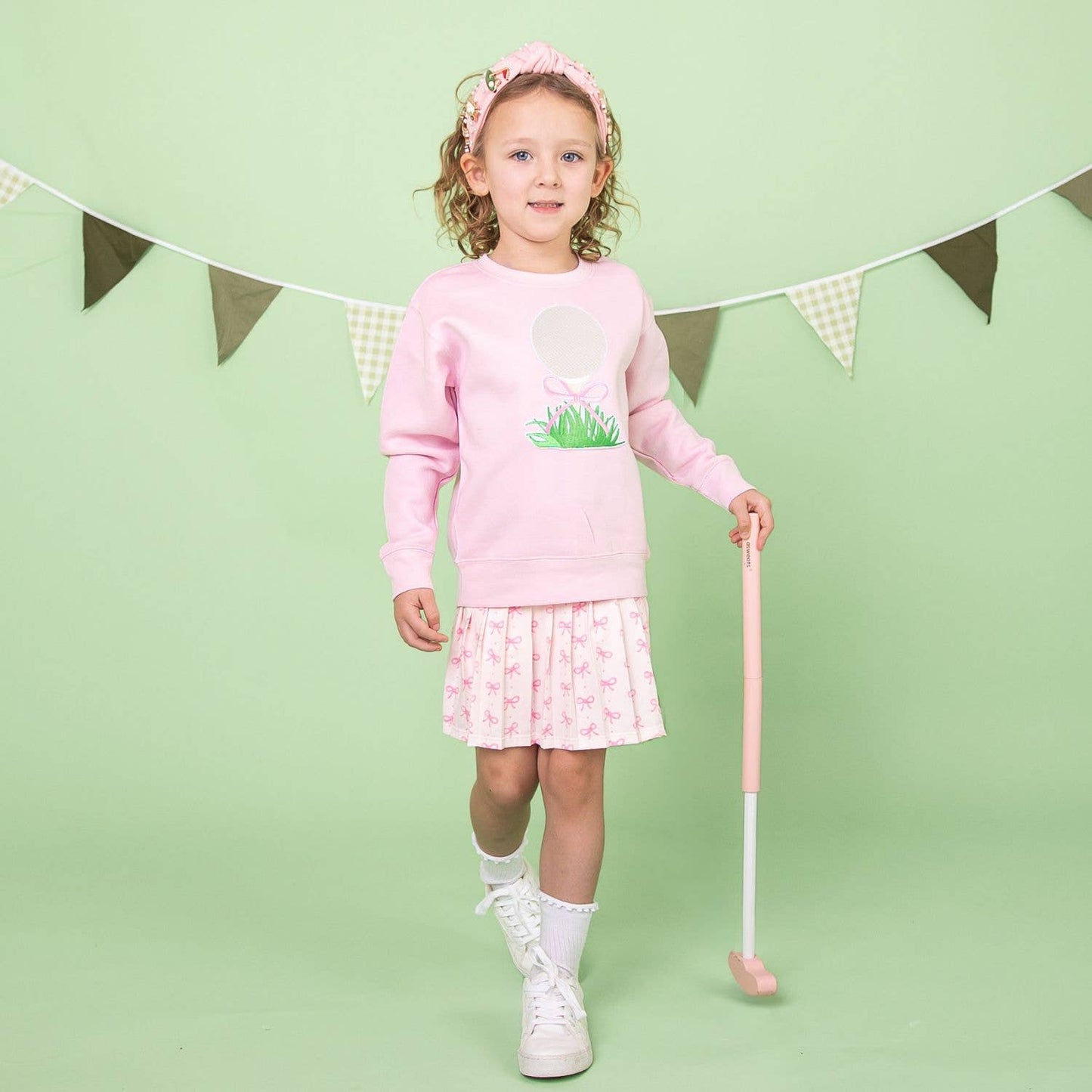 Golf Gemstone Headband - Kids Hair Accessories