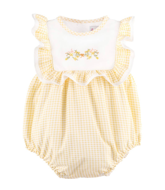 Yellow Garden Club Ruffle Bubble