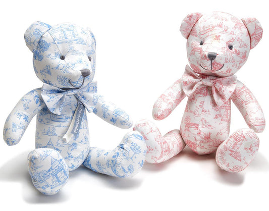 Animal Toile Stuffed Bear