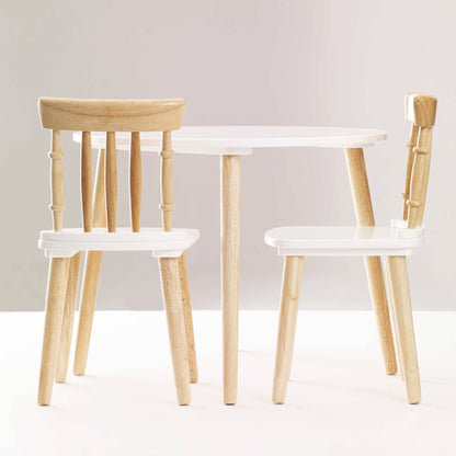 Children's Wooden Table & Chairs