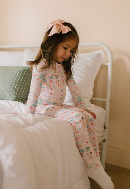 2 piece Bamboo Pajama in Sugar Plum