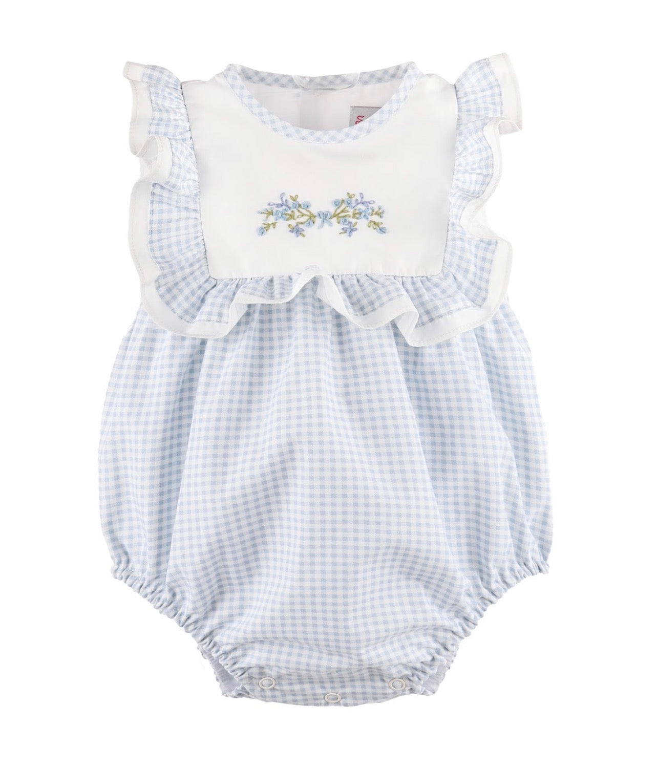 Blue Garden Club Ruffle Bubble