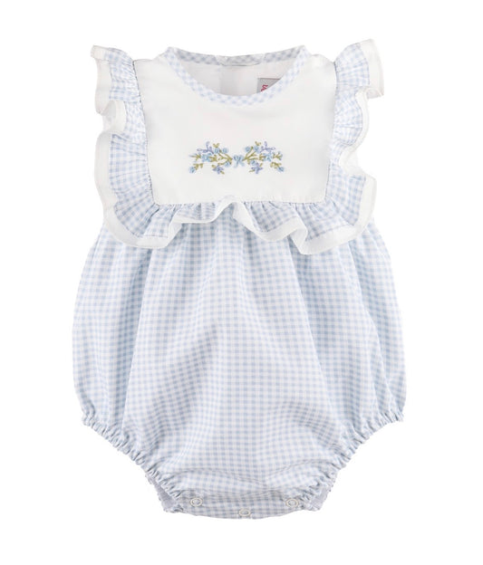 Blue Garden Club Ruffle Bubble