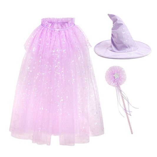 Girly Witch Dress Up Kit - Halloween - Dress Up - Kids Gift
