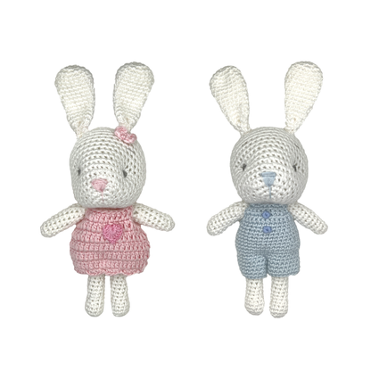 Bunny Bamboo Crochet Rattle