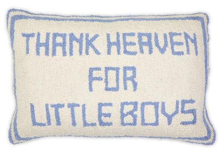 Thank Heaven Embroidered Decor Pillows (Boy)