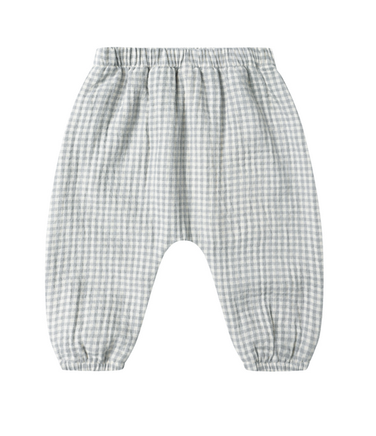Woven Pant in Blue Gingham