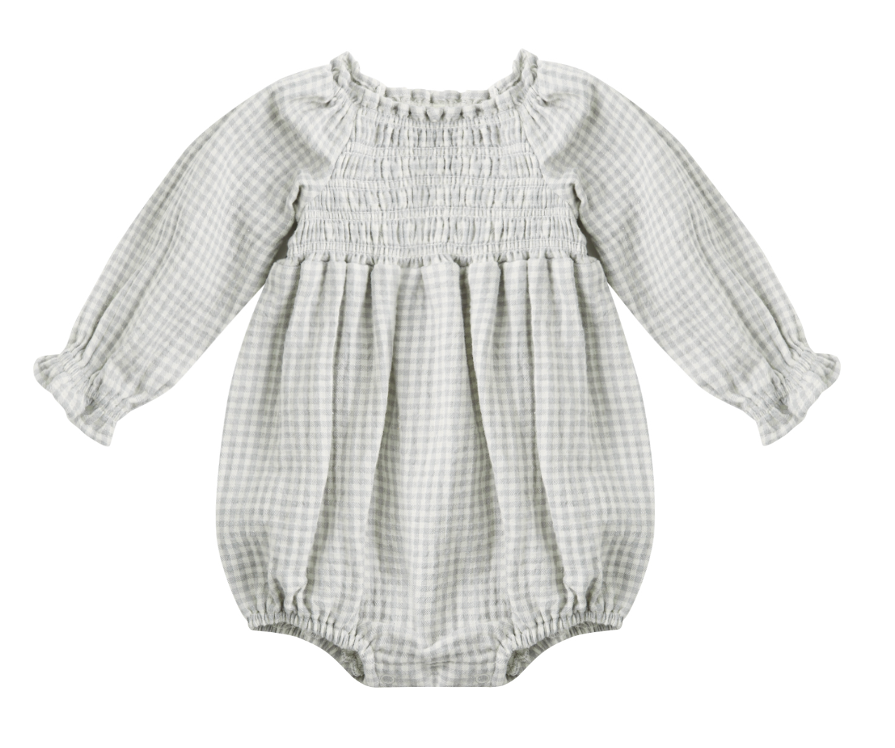 Blue Gingham Eden Romper