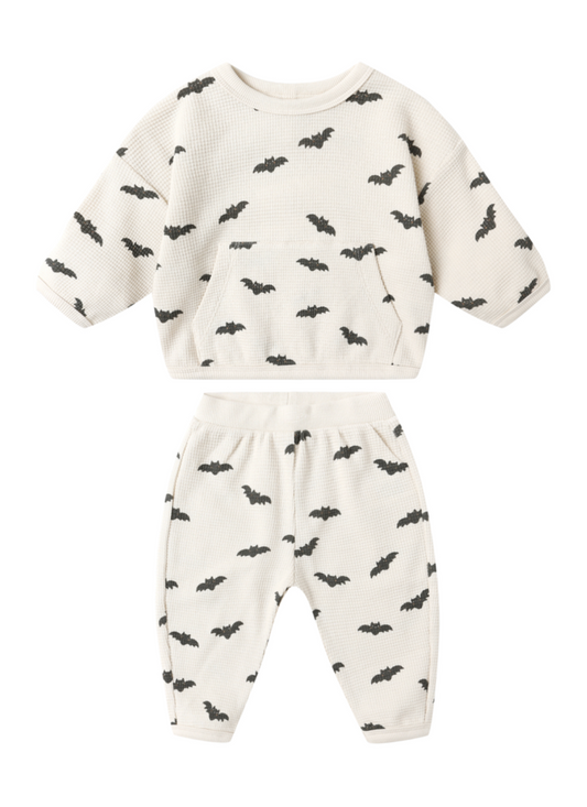 Bats Waffle Slouch Set
