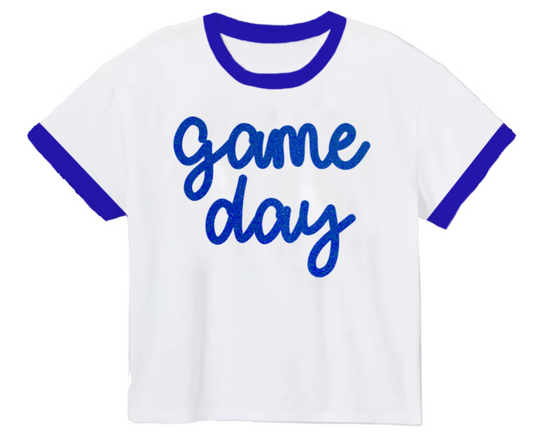 Tinsel Game Day Boxy T'