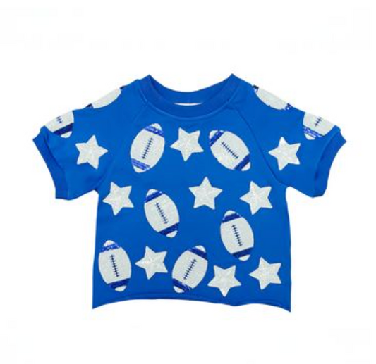 Royal Blue Football Top