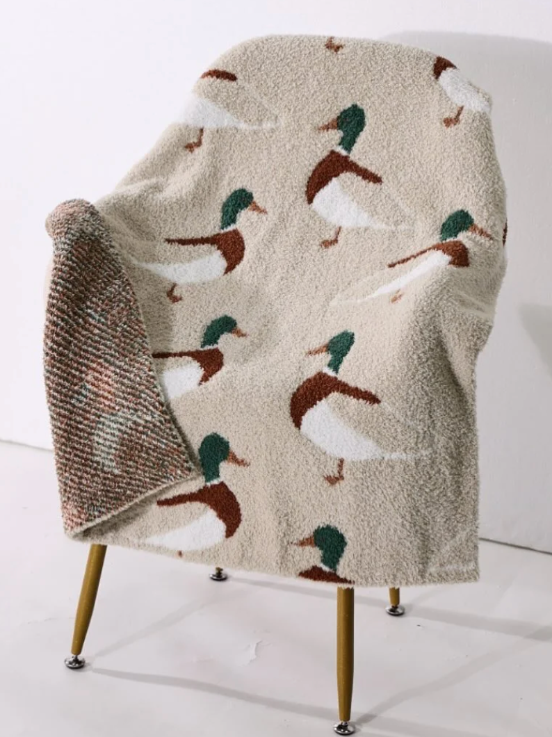 Mallard Chenille Blanket