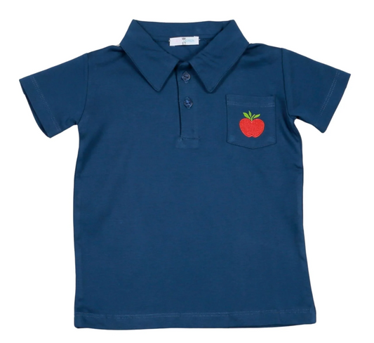 Back to School Apple Appliqué Shirt