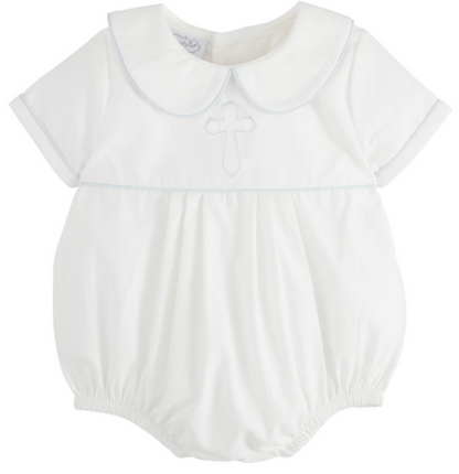 Blue Cross Poplin Bubble
