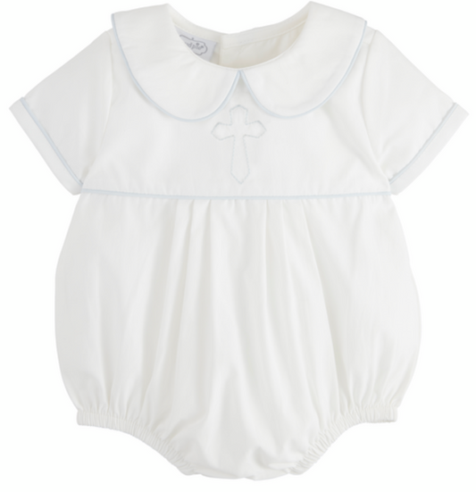 Blue Cross Poplin Bubble
