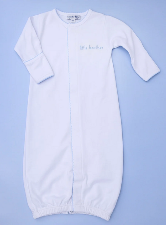 Little  Brother Embroidered Converter Gown