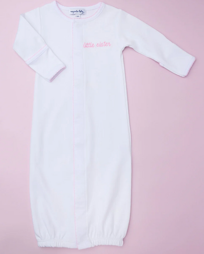 Little Sister Embroidered Converter Gown
