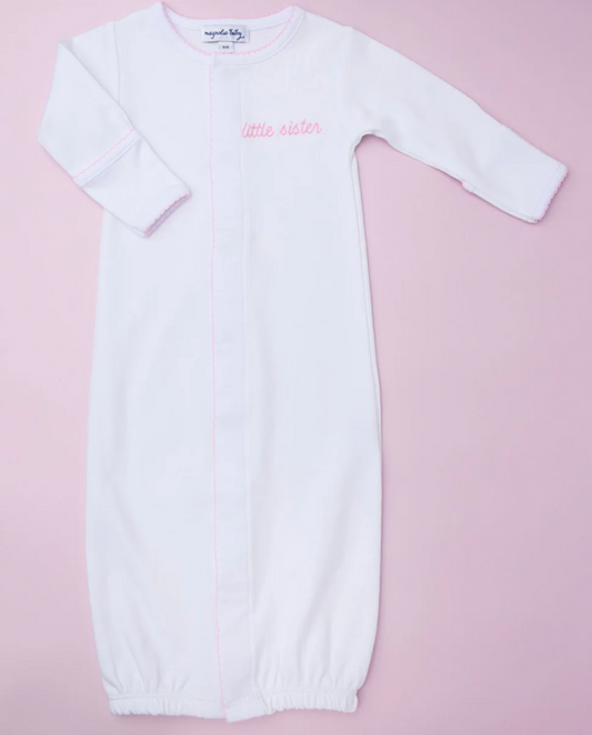 Little Sister Embroidered Converter Gown