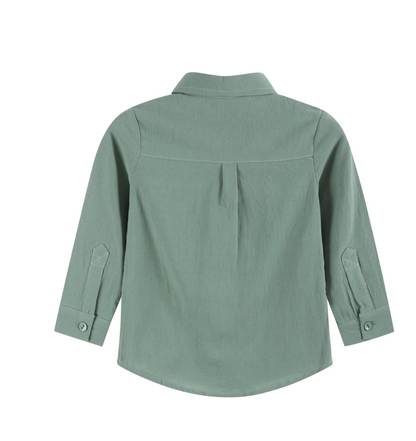 Sage Mallard Boys Dress Shirt