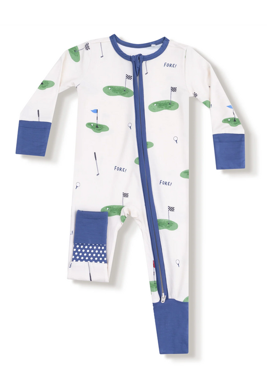 All For Golf Zipper Romper