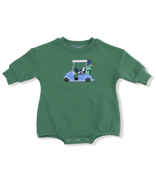 Green Golf Sweatshirt Bubble