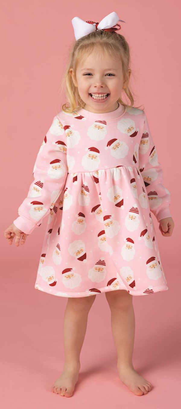 Santa Sweatshirt Dress