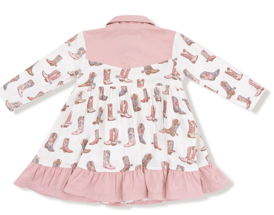 Long Sleeve Cowgirl Bodysuit Dress