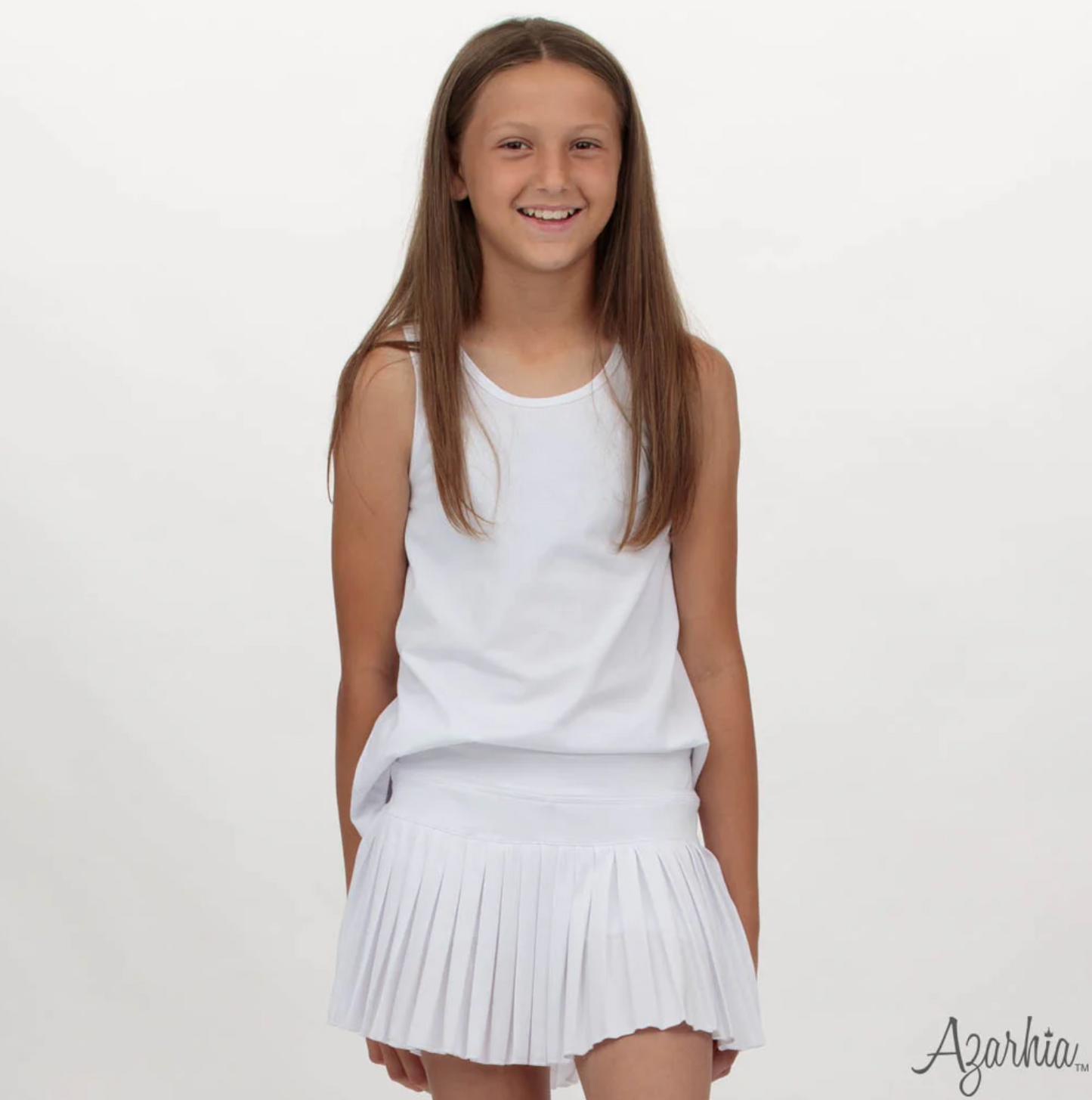 Mini Pleated Skort White