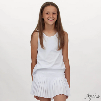 Mini Pleated Skort White
