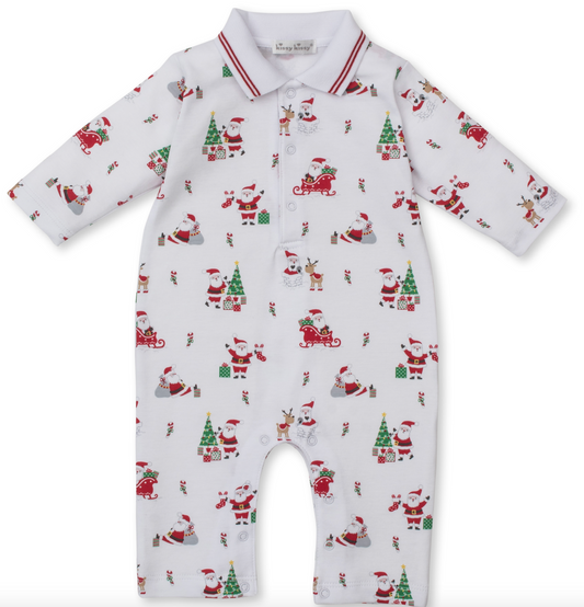 Santa's Caper Boy's Playsuit