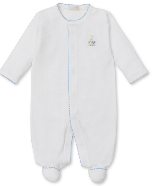 Boy's Noah's Ark Hand Embroidered Footie