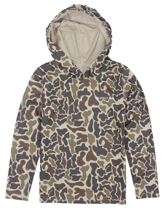 Vintage Camo Performance Hoodie