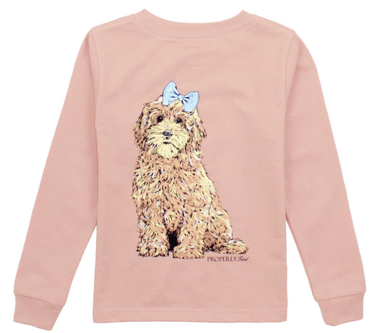 Goldendoodle Peach Long Sleeve