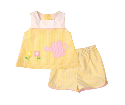 Yellow Floral Set