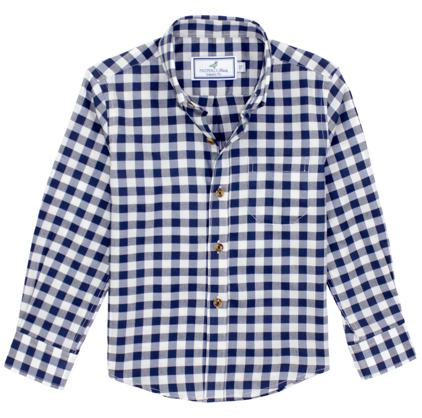 Boy's Woodland Sportshirt - Navy Pier