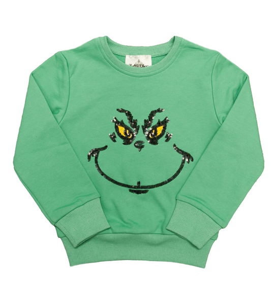 Grinch Sparkle Sweatshirt