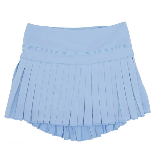 Mini Pleated Skort Light Blue
