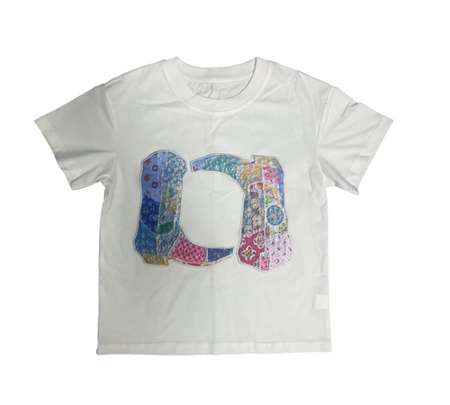 Patchwork Boots Short Sleeve Tee